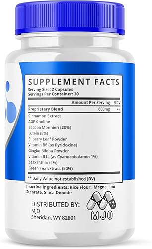 Vista 6 de Paquete de 2 cápsulas de flujo nervioso, píldoras oficiales de apoyo nervioso NerveFlow con todos los ingredientes naturales, suplemento de apoyo