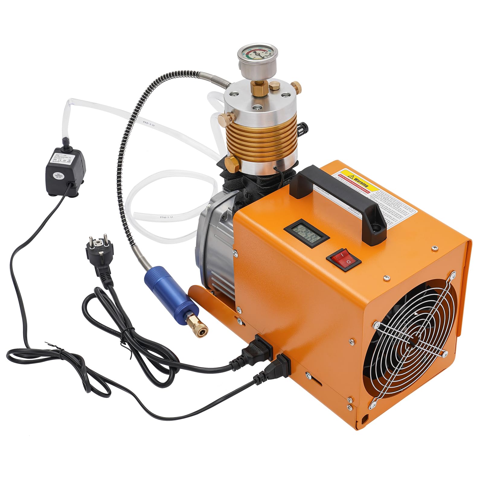 220 V przenośna sprężarka powietrza, wysokociśnieniowa pompa sprężonego powietrza PCP 300Bar, elektryczna pompa powietrza 2800 obr./min do nadmuchiwania opon, ciśnienie powietrza sprzęt