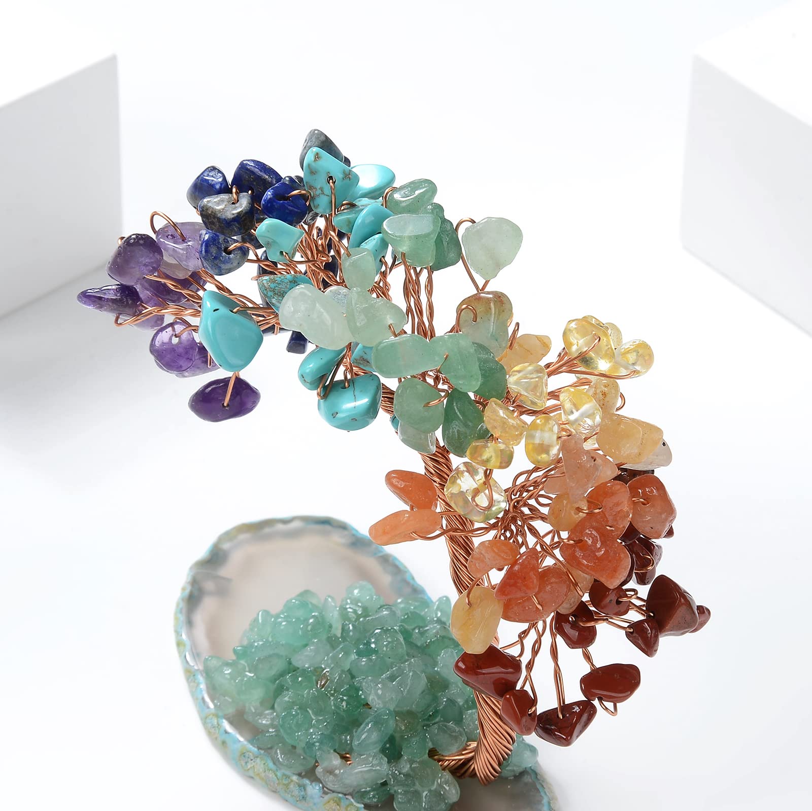 Amazon.co.jp: 金のなる木 天然クリスタルツリーアメジストカラー