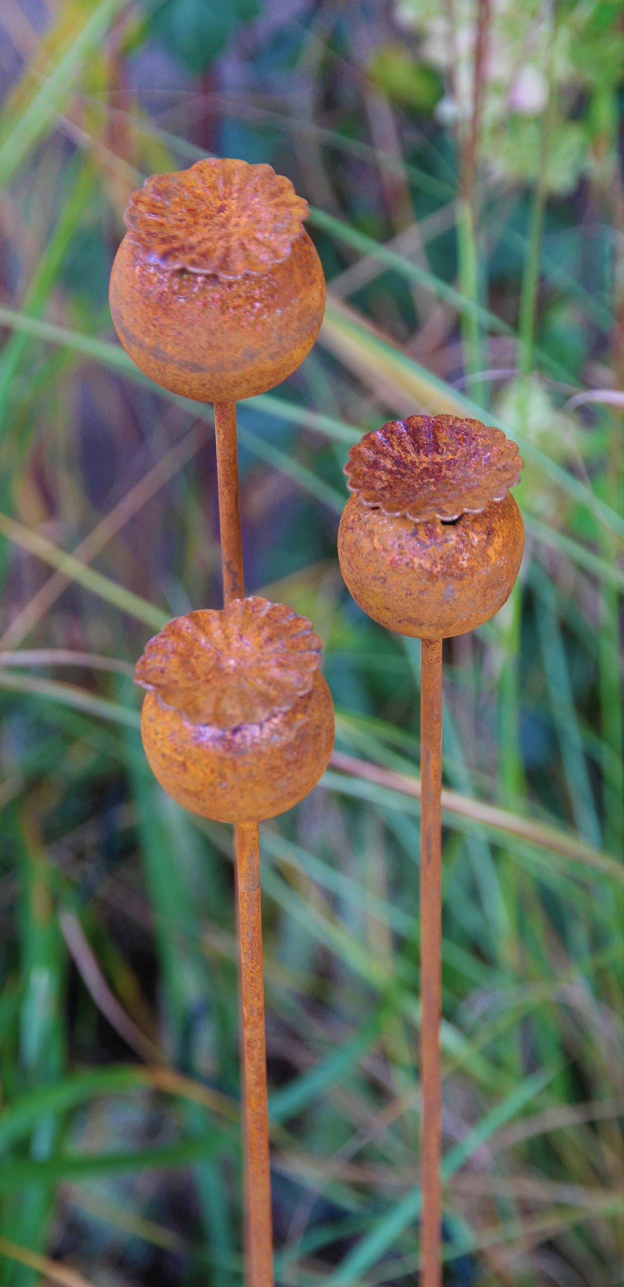 Palo Da Giardino A Forma Di Cuore - Decorazione Metallica Colorata Per Fiori Idee Regalo G 612528