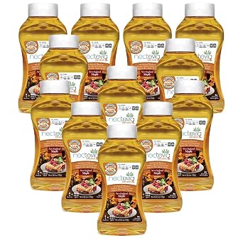 Nectevia New England Maple - Stevia Infused Agave Nectar - 12 Pack