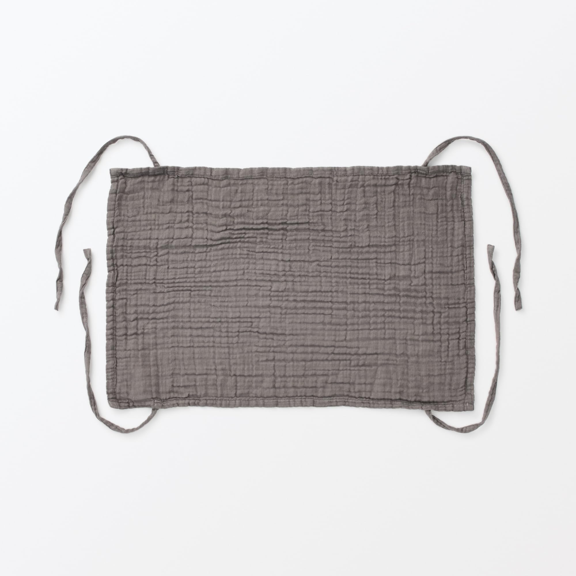 Amazon｜無印良品 三重ガーゼ まくらカバー チャコールグレー 43×63cm