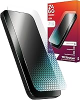 Vista 10 de ZAGG XTR2 Protector de pantalla para iPhone 14 Pro - Vidrio, compatible con Dynamic Island, con nueva tecnología antirreflejo, instalación