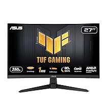 ASUS TUF Gaming VG27VQM1B Monitor Gaming Curvo da 27” pollici Full HD (1920×1080), 280 Hz ELMB, Tempo di Risposta 1 ms, FreeSync Premium, 90% DCI-P3, DisplayWidget Center, Nero