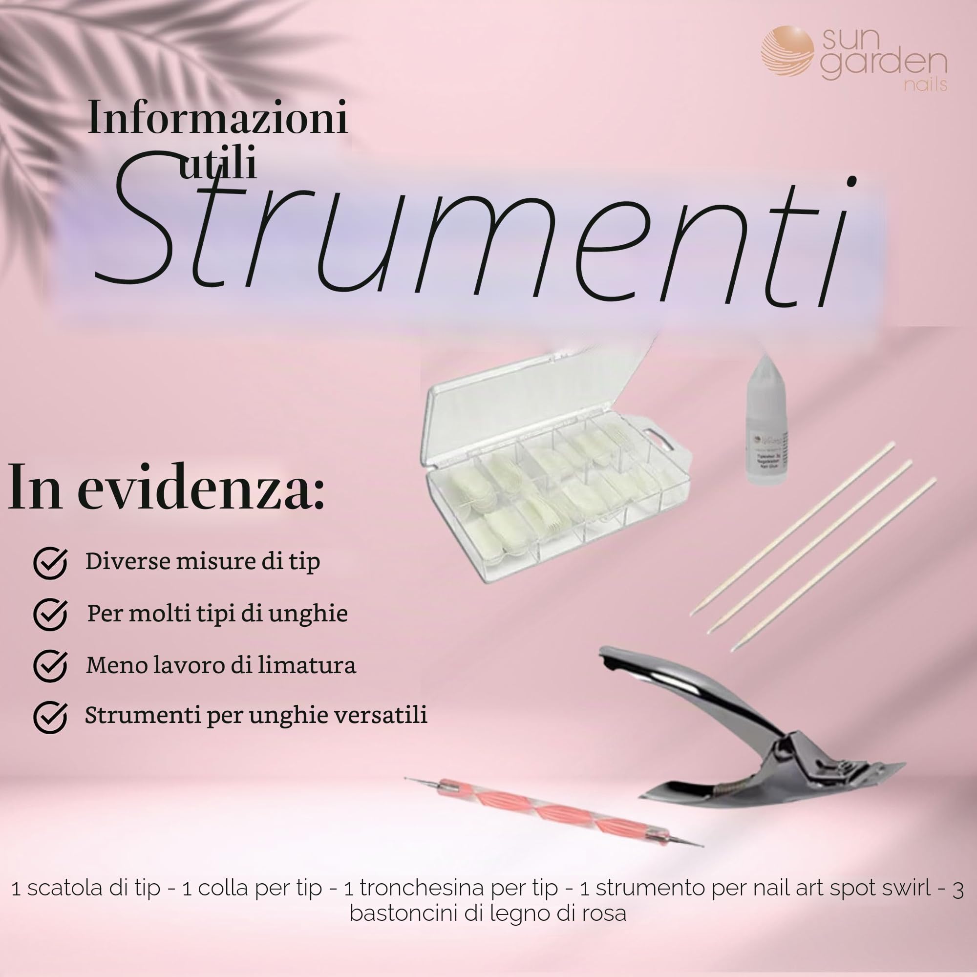 Sun Garden Nails Set di 154 Unghie in Gel per Principianti con Lampada UV, Set Completo di Accessori per Nail Art, Base Gel, Gel Colorato, Smalto UV, Primer, Olio per Unghie, Strass e Adesivi