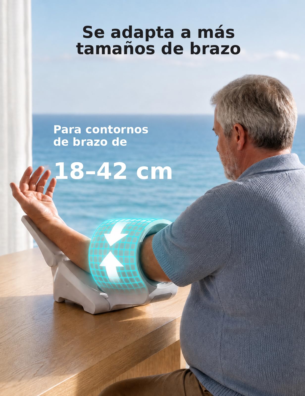 Tensiómetro Digital de Brazo con Pantalla LCD Grande