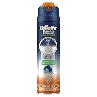 Vista 1 de Gel de afeitado Gillette Fusion Proglide Sensitive, 6 onzas, Alpine Clean