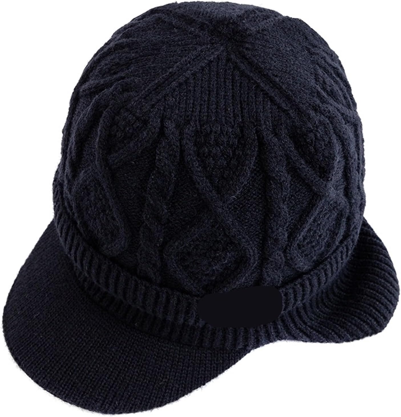 Unisex Winter Hat Plush Fur Lined Warm Earflap Cap Soft Outdoor Thick Ski Sports Knitted for Winter Warmth