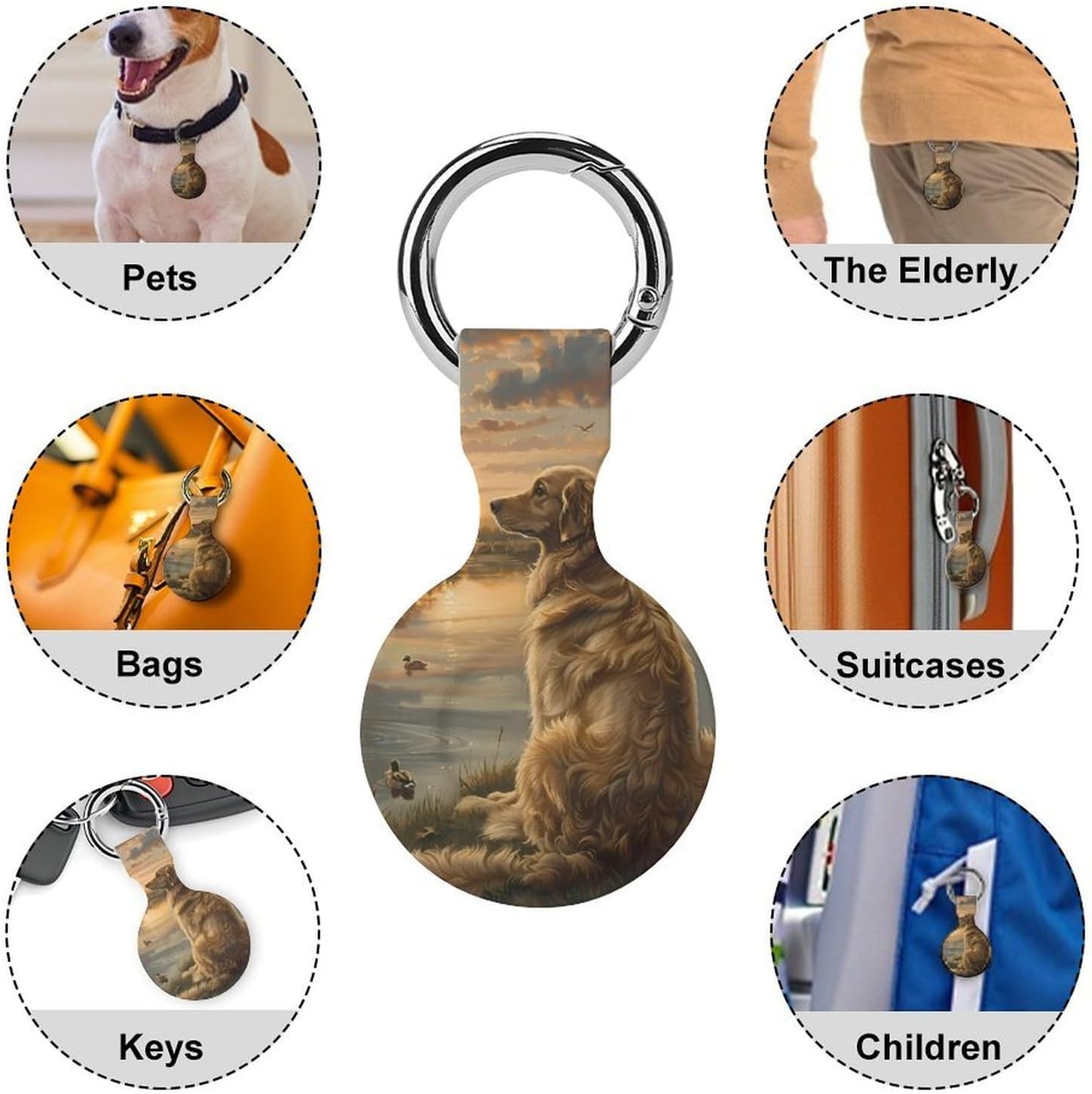 Retriever Sunset Lake Protective Case Shockproof Cover 1PCS image 3