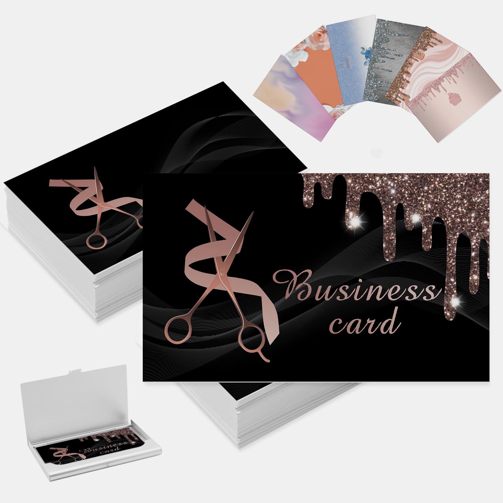 Custom Business Cards - Double-Sided 300gsm Waterproof Matte Finish, 100-2000 Pcs Options