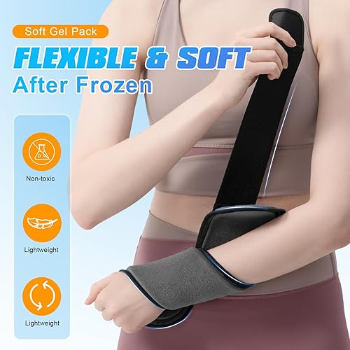 Miniatura 6 de Paquete de hielo para el cuello, reutilizable, suave, envoltura de gel para cuello, muelas del juicio, envoltura de la cabeza, paquete de hielo de