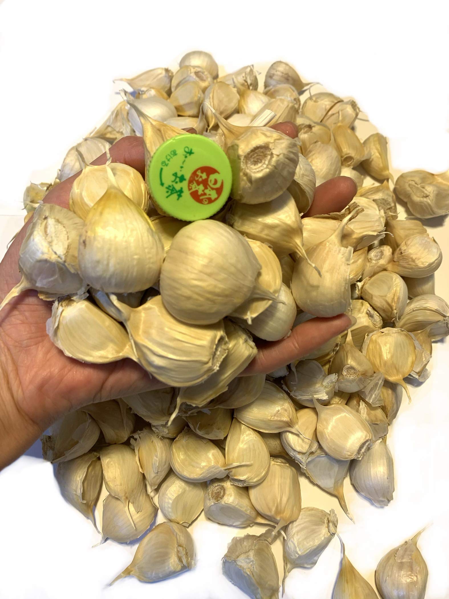 Amazon.co.jp: バラにんにく1kg 大小粒混合 青森県産 ホワイト六片種