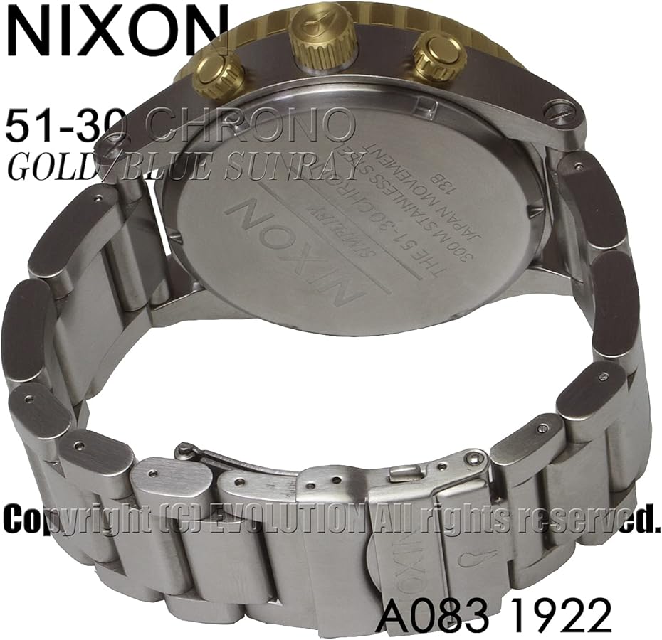 Amazon.co.jp: [ニクソン] NIXON 腕時計 51-30 CHRONO: GOLD