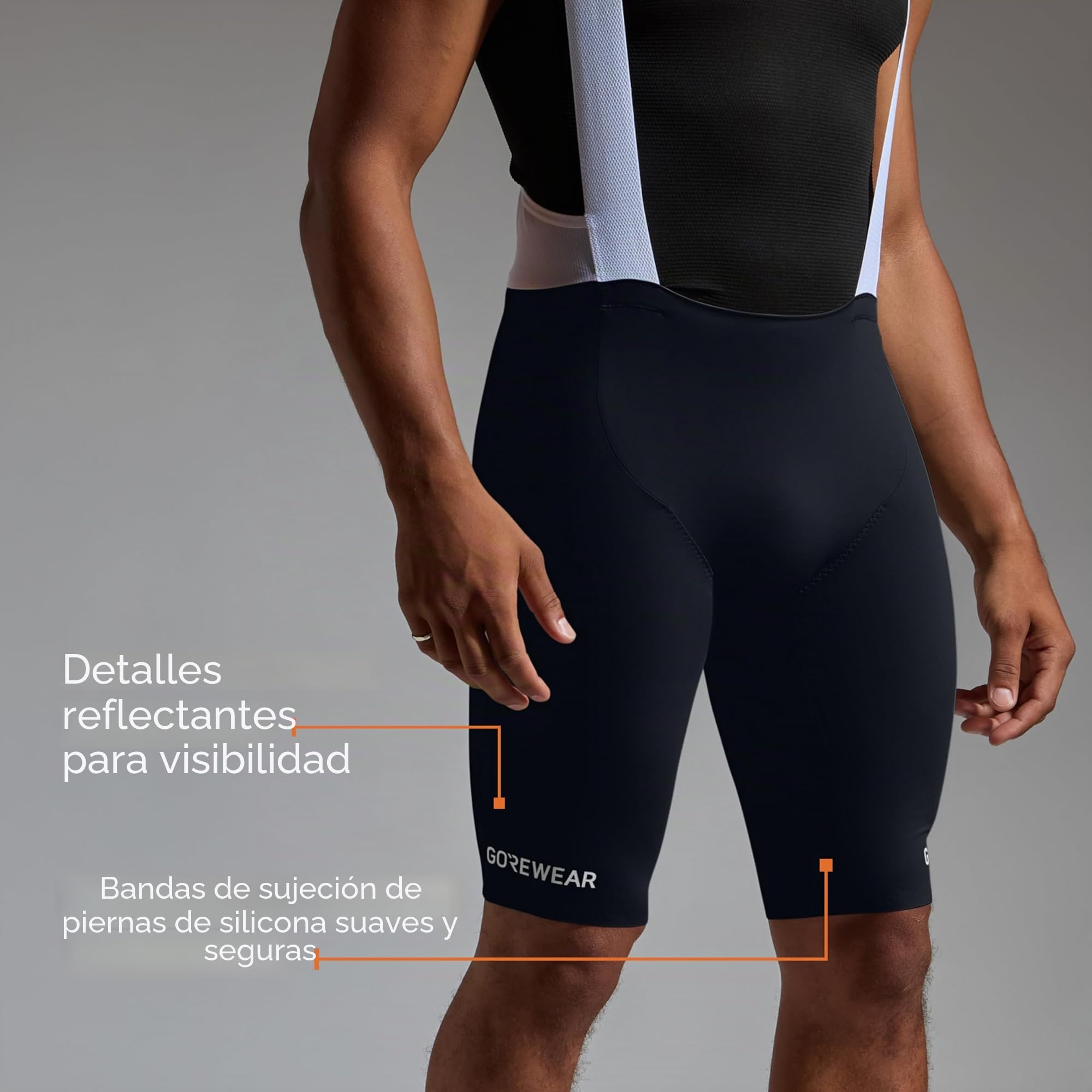 Gore Wear Culote+ con Tirantes Spinshift Hombre - Leggings Hombre