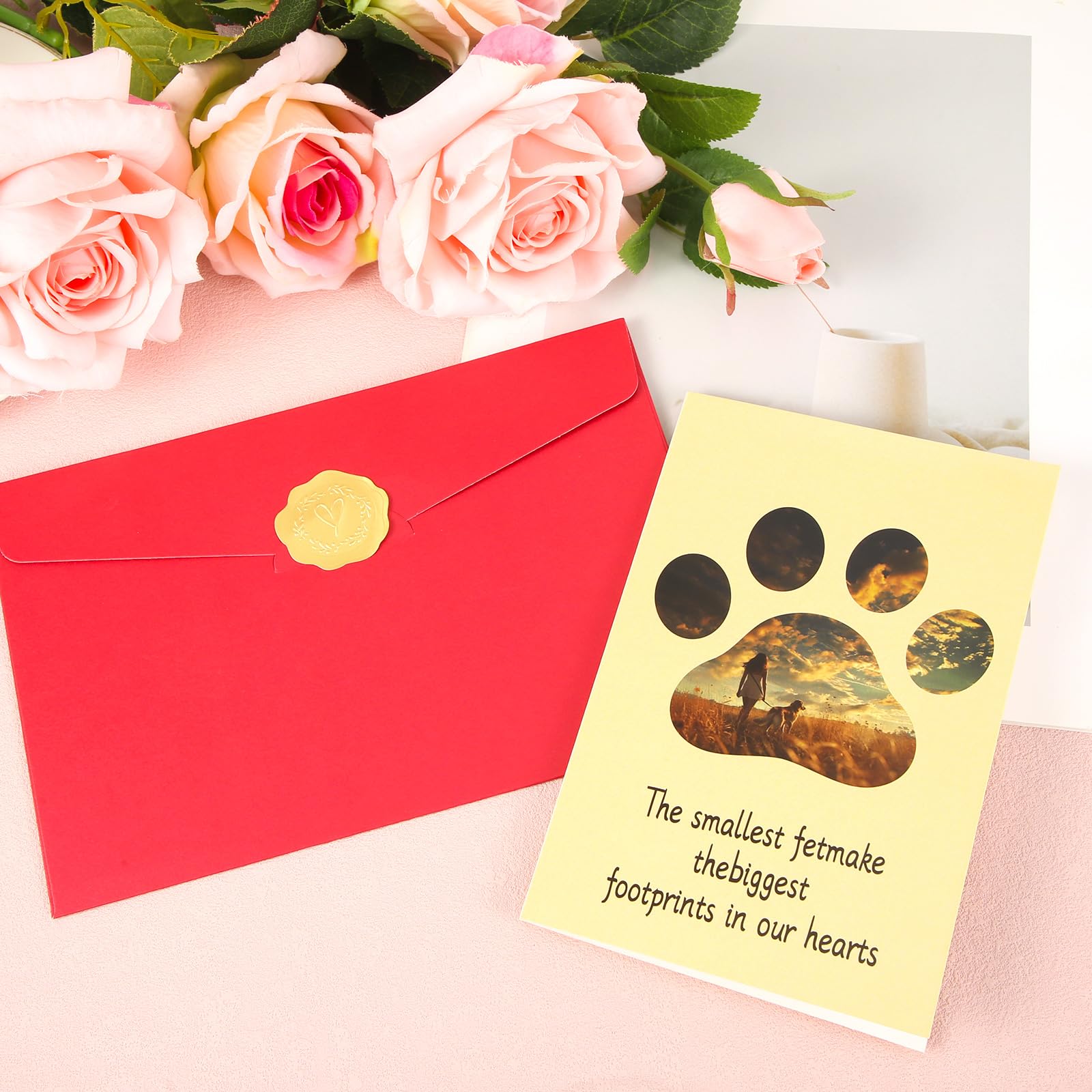 Carte De Condoléances Pour Chien, Carte Pont Arc-en-ciel, Carte De