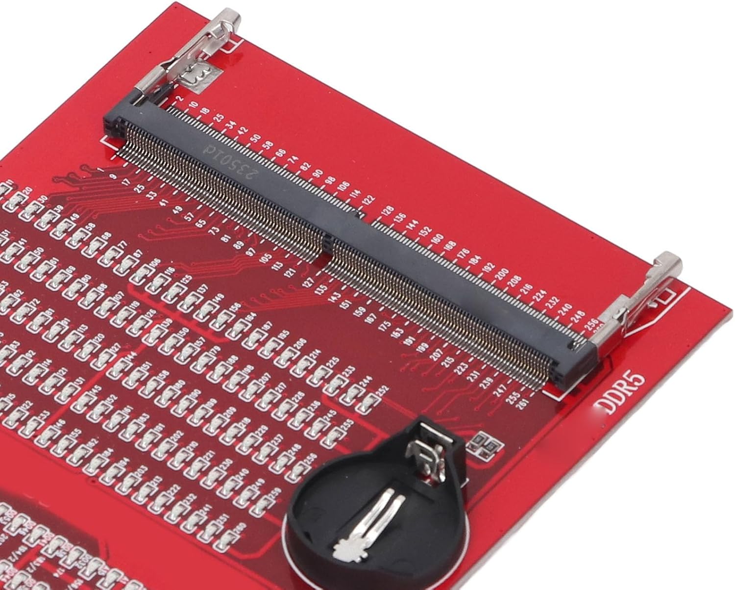 2 in 1 DDR4/DDR5 Memory Tester Tool with Red LED Light Diagnostic Analyzer for Computers RAM Slot Testing