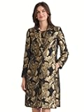 Kasper Women's Jacquard One Button Topper Jacket