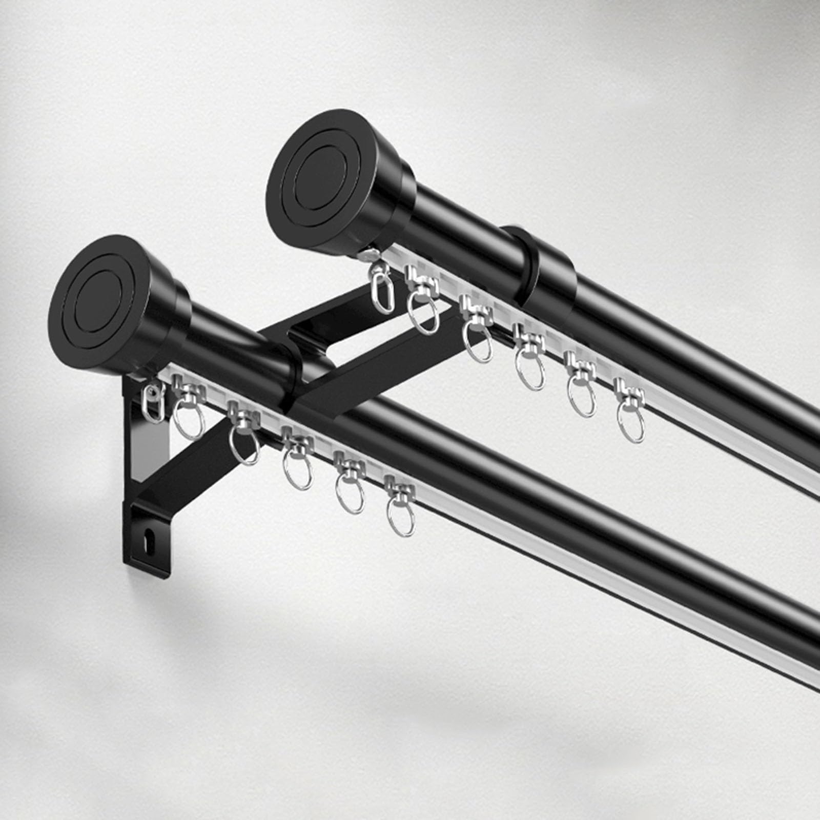 Tringle À Rideau De Séparation, Rail De Rideau En Aluminium, Rails À Rideaux Robustes, Rail Pour