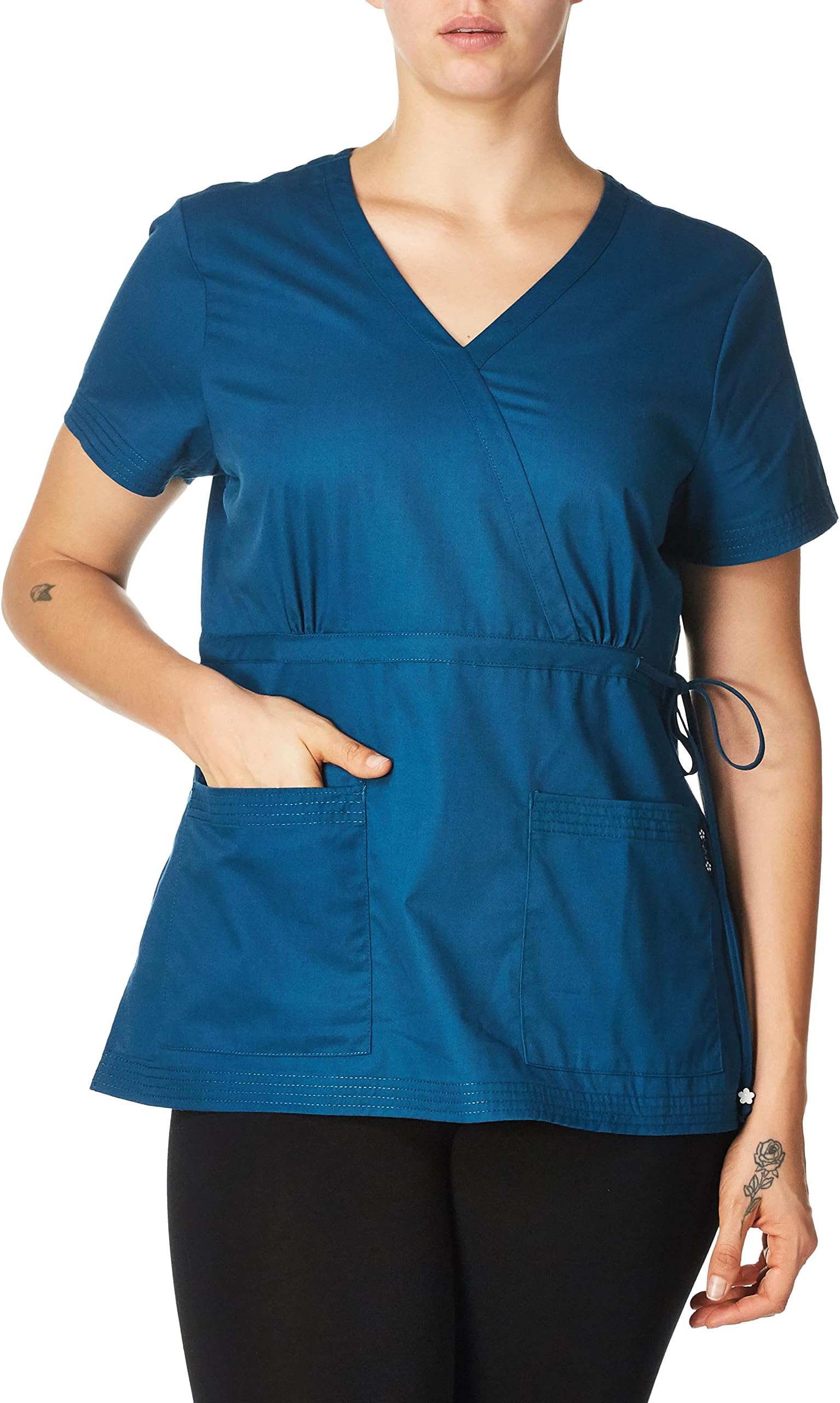 koi Classic 137 Women's Katelyn Mock-Wrap Scrub Top