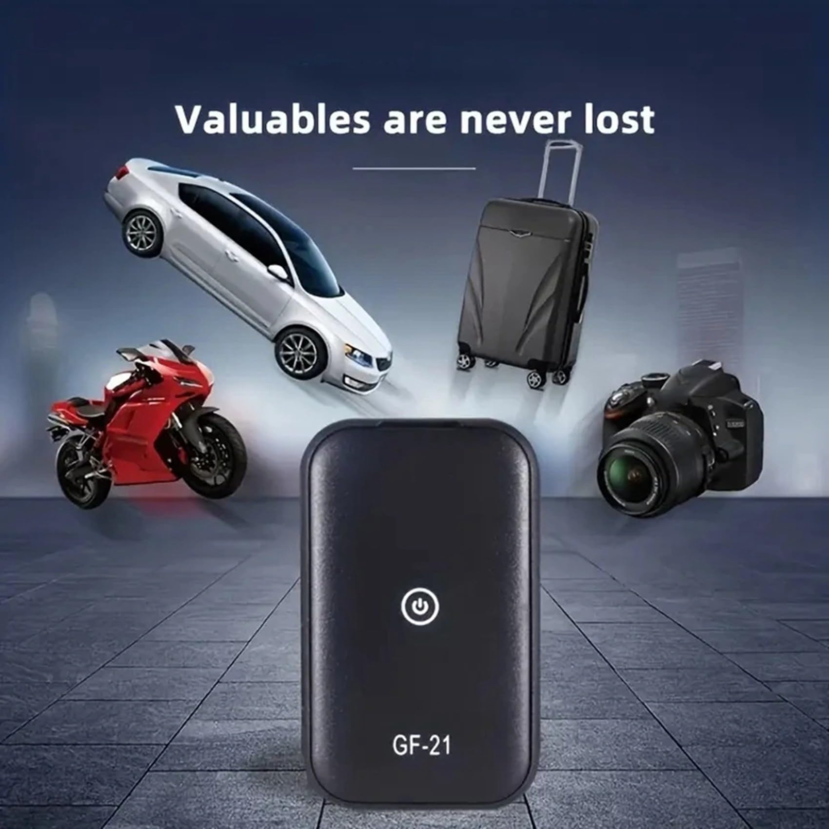 5X Rastreador GPS GF21, Posicionamiento Preciso, Minirastreador de Coche, Rastreador GPS Universal para Bicicletas para Personas Mayores y Niños