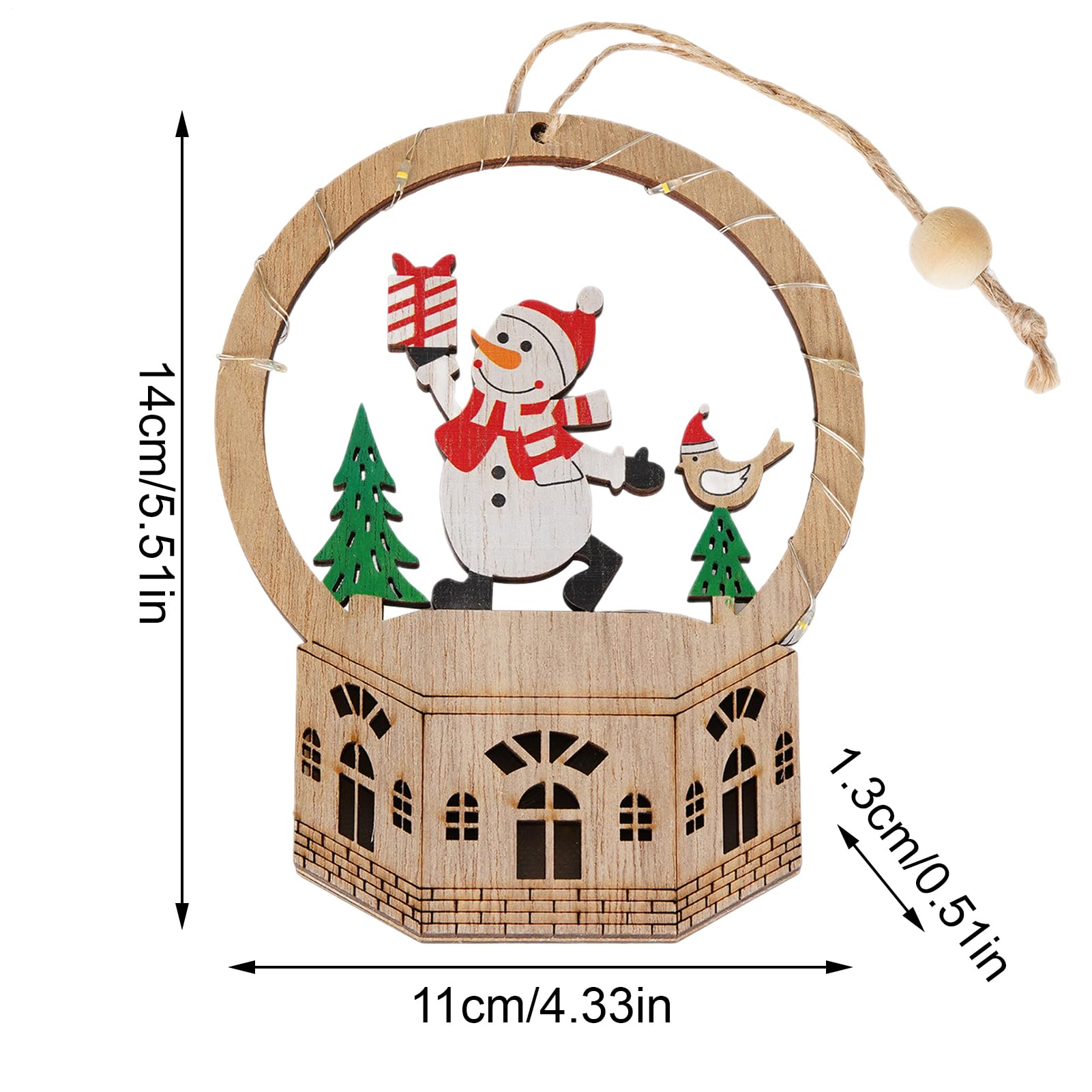 Floranica Albero di Natale in legno 100 x140 cm decorazione da parete