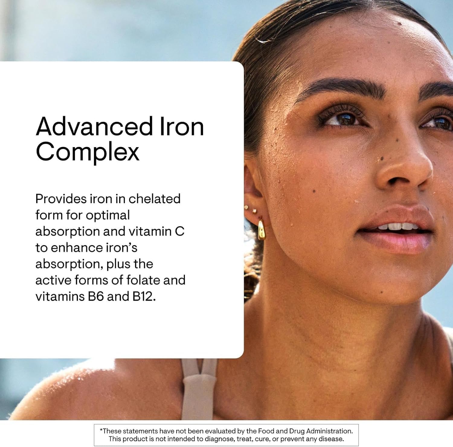 THORNE - Advanced Iron Complex - Complete Blood Support Formula* - Elemental Iron, Folate, B and C Vitamins for Optimal Absorption - Chelated Iron Supplement - Gluten, Dairy & Soy-Free - 60 Capsules