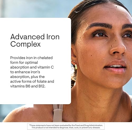 Miniatura 5 de THORNE - Complejo de hierro avanzado (anteriormente Ferrasorb) - Fórmula completa de apoyo sanguíneo* - Hierro elemental, ácido fólico, vitaminas B