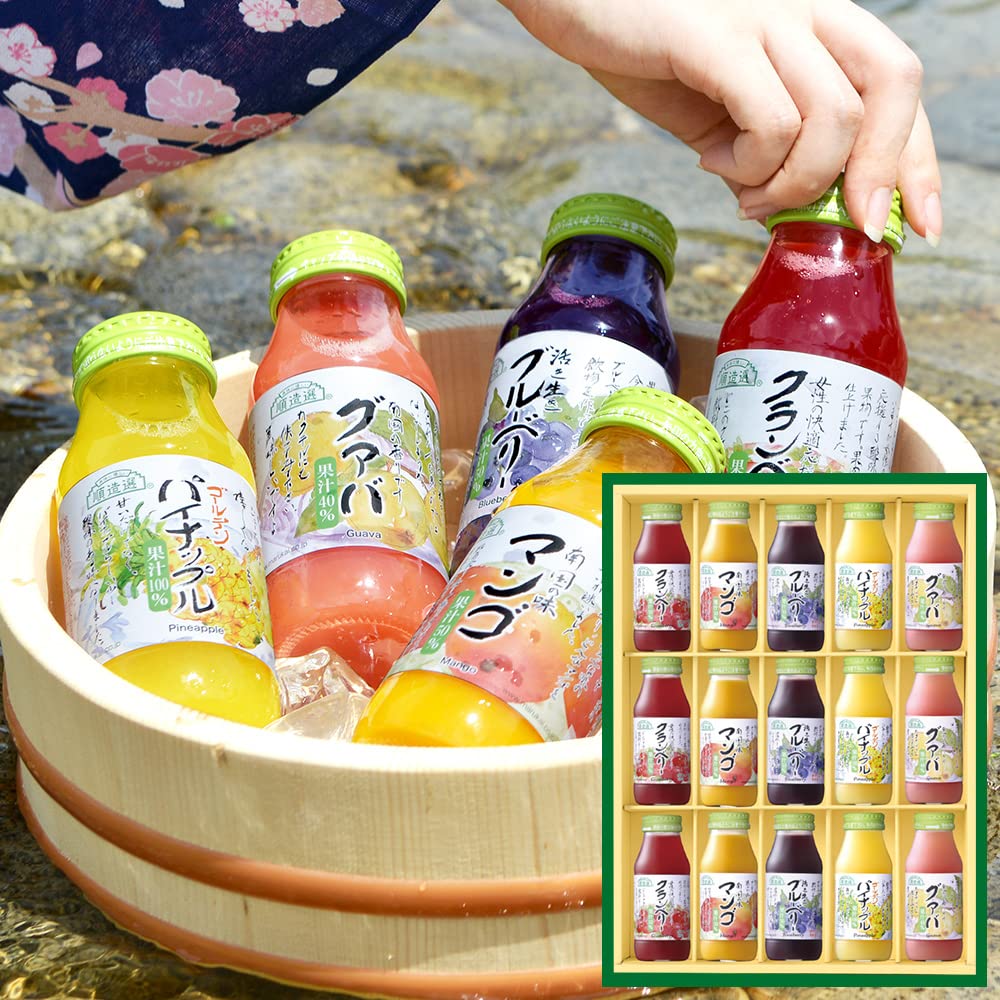 Amazon.co.jp: 【通常ラッピング済み】ジュースギフト 夏のフルーツ