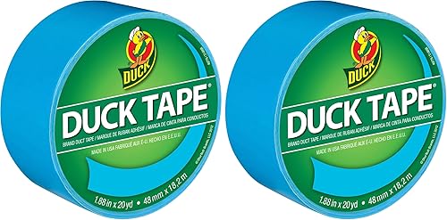 Miniatura 14 de Duck Brand 280621 Cinta adhesiva de color metálico, cromada, 1.88 pulgadas x 10 yardas, rollo individual, 1.88 pulgadas x 10 yardas Cromado Metálico