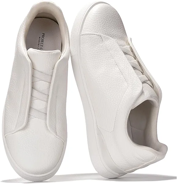 Project Cloud Men Sneakers – Memory Foam Insole Mens Shoes – Lightweight & Non Slip Casual Shoes for Men – Everyday Slip On Mens Sneakers (Hudson)