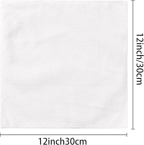 Miniatura 10 de uxcell Juego de 10 paños de cocina para platos, paños de microfibra absorbentes de secado rápido, trapos de cocina con lado de limpieza de cocina y