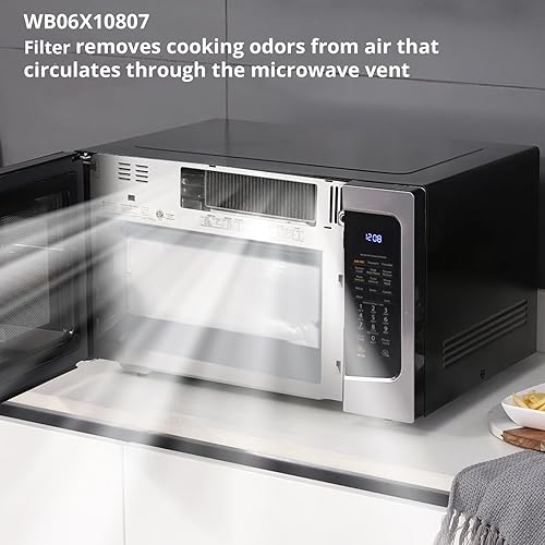 Miniatura 3 de Reemplazo del filtro de carbón de microondas para GE JNM7196SK6SS, JNM7196DK5BB, JVM7195SK6SS, JVM7195DK5WW, JVM7195EK5ES, PNM9216SK5SS, PVM9005SJ8SS