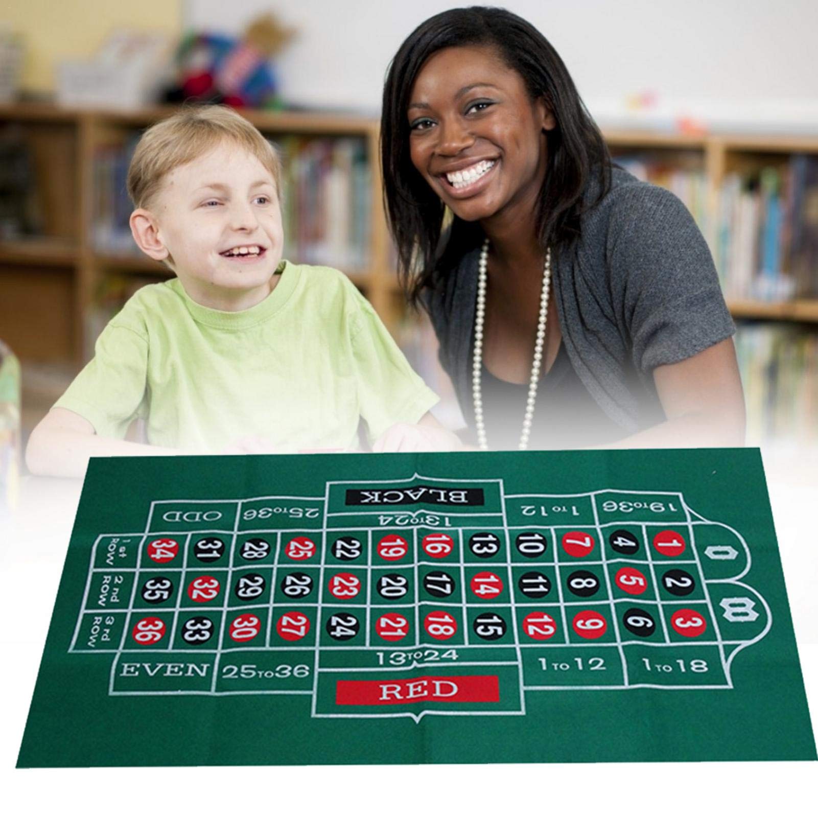 Tappetino Da Poker Pieghevole 120cm - Verde, Con Borsa E Portabicchieri - Foto 7