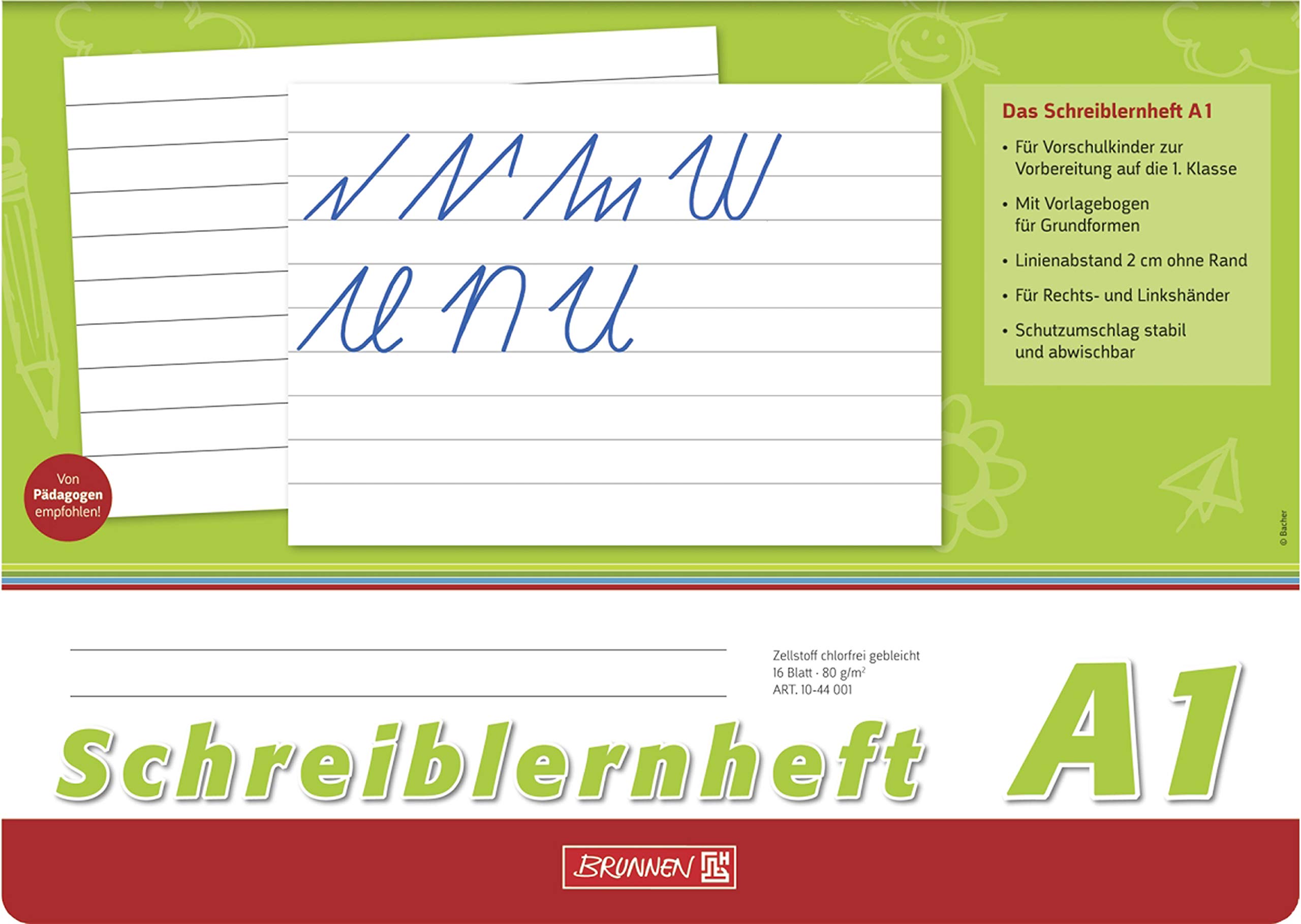Brunnen Schreiblernheft (20 Hefte, Lineatur A1)