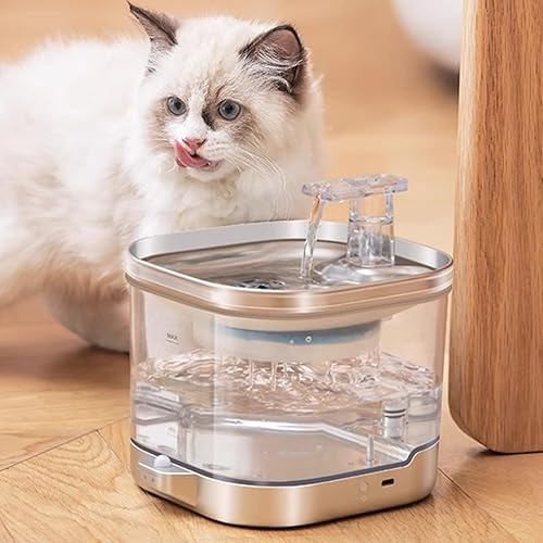 Miniatura 3 de Filtro de fuente de agua para gatos, paquete de 4 filtros de repuesto y 4 esponjas de prefiltro de repuesto para dispensador automático de agua para