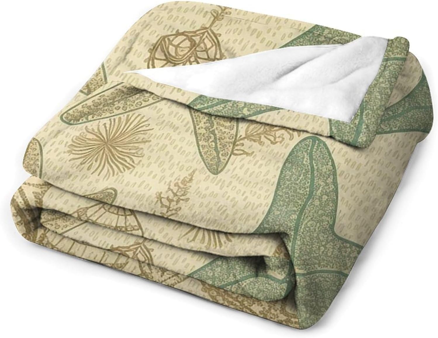 Couverture douce flanelle motif étoile de mer idée cadeau bien-être pour femme
