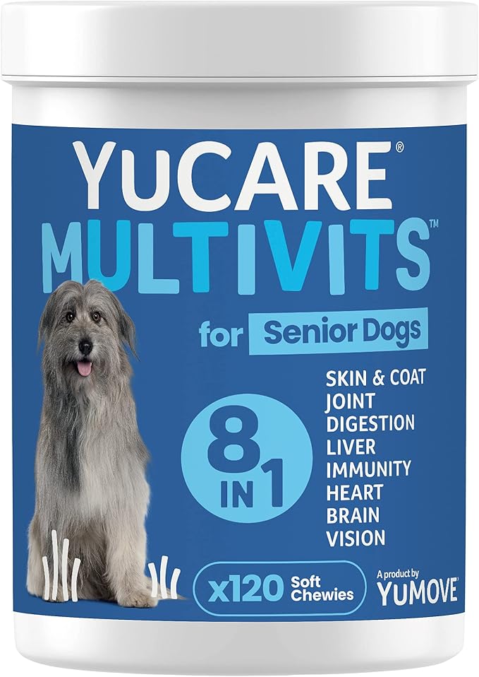 YuCARE MultiVits Supplement for Senior Dogs 8in1 Daily Vitamins for