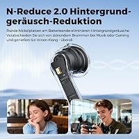 Căști wireless semi-in-ear SoundPEATS Air6 HS Bluetooth 6.0, 13 mm, tri-magnetic, LDAC, Hi-Res, ENC, IPX5, 45 ore 7
