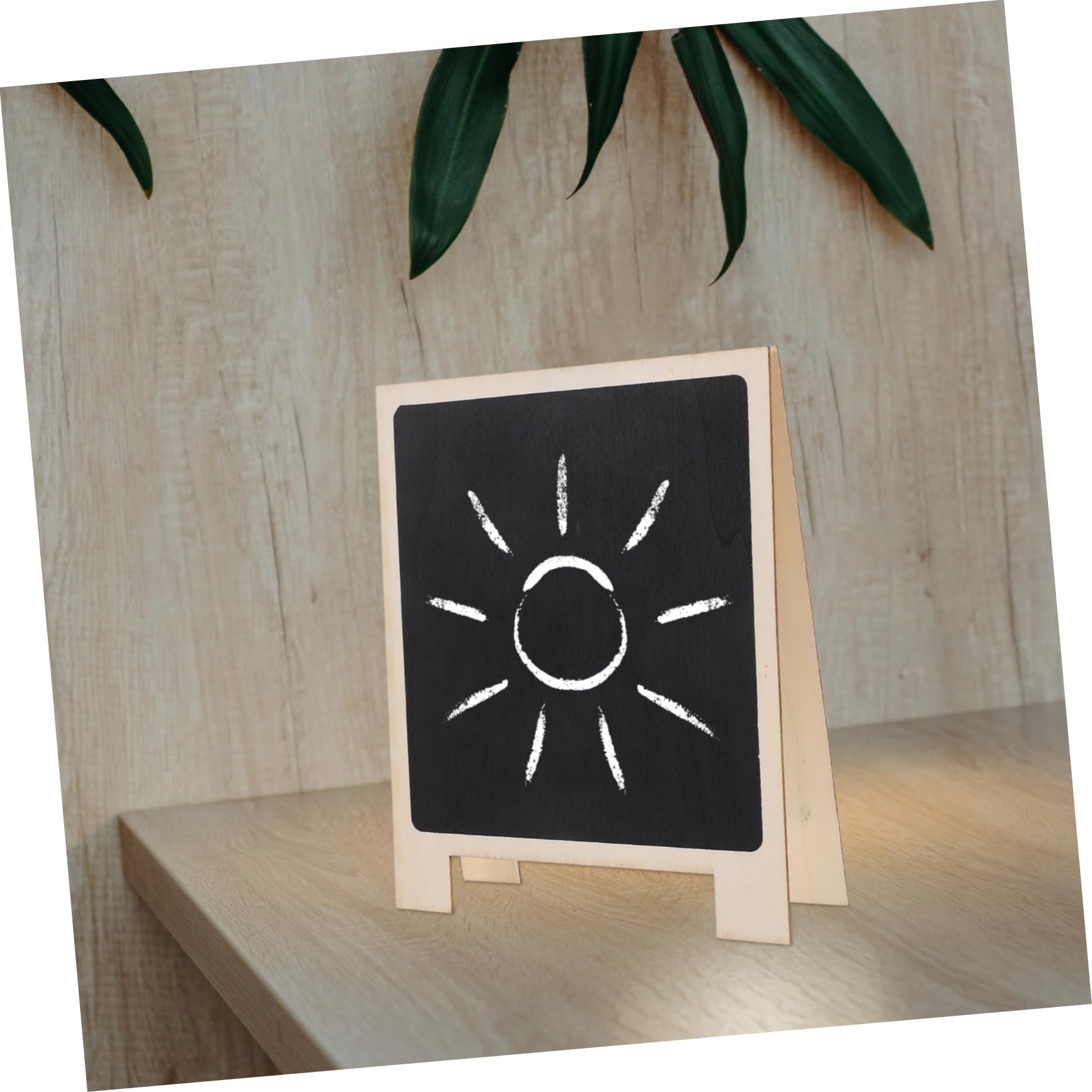 Operitacx 15stücke Mini Kreidetafel Mit Holzrahmen Doppelseitige Tischtafel Für Nachrichten Menüs Dekoration Leicht Und Tragbar Für Zuhause Bars Und Events