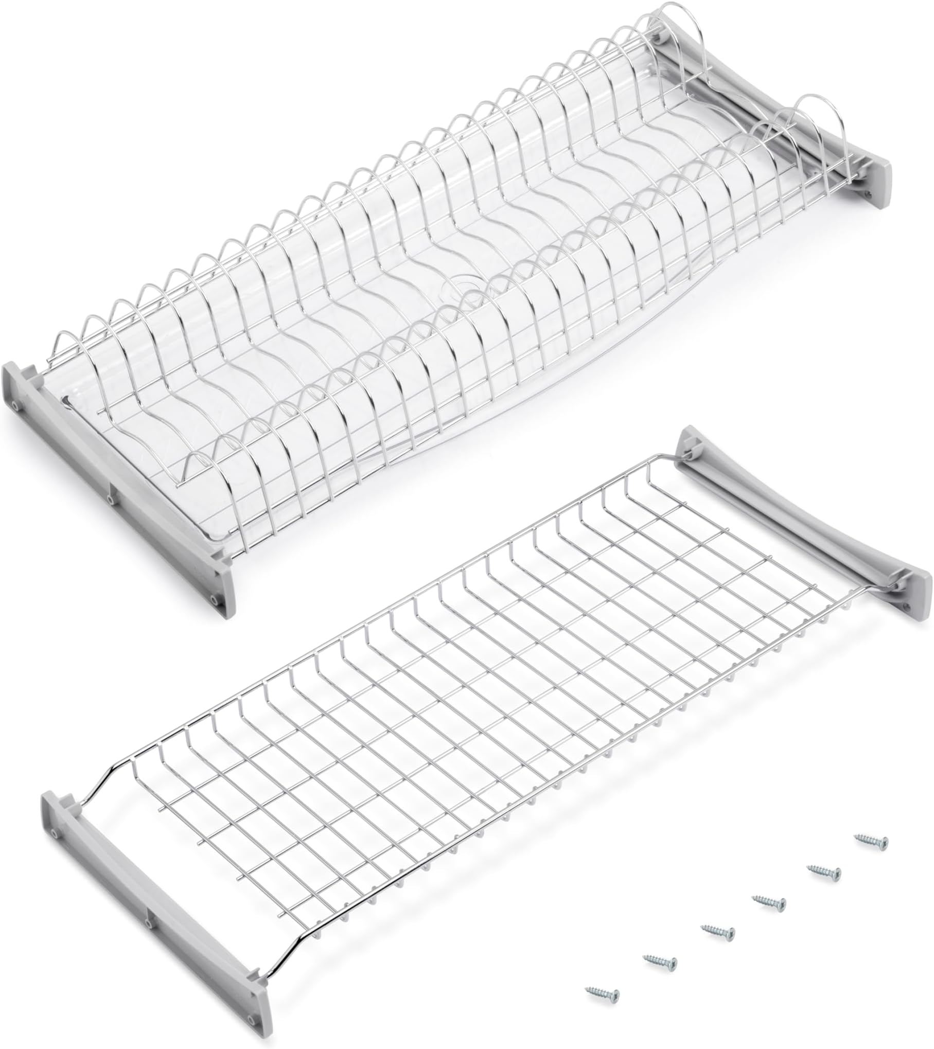 Emuca - Suprastar Dish Drainer for High Modules, 700 mm, Chrome-Plated, Steel