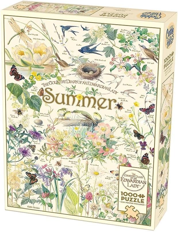 Cobble Hill 1000 Piece Puzzle - Country Diary: Summer - Sample Poster Included