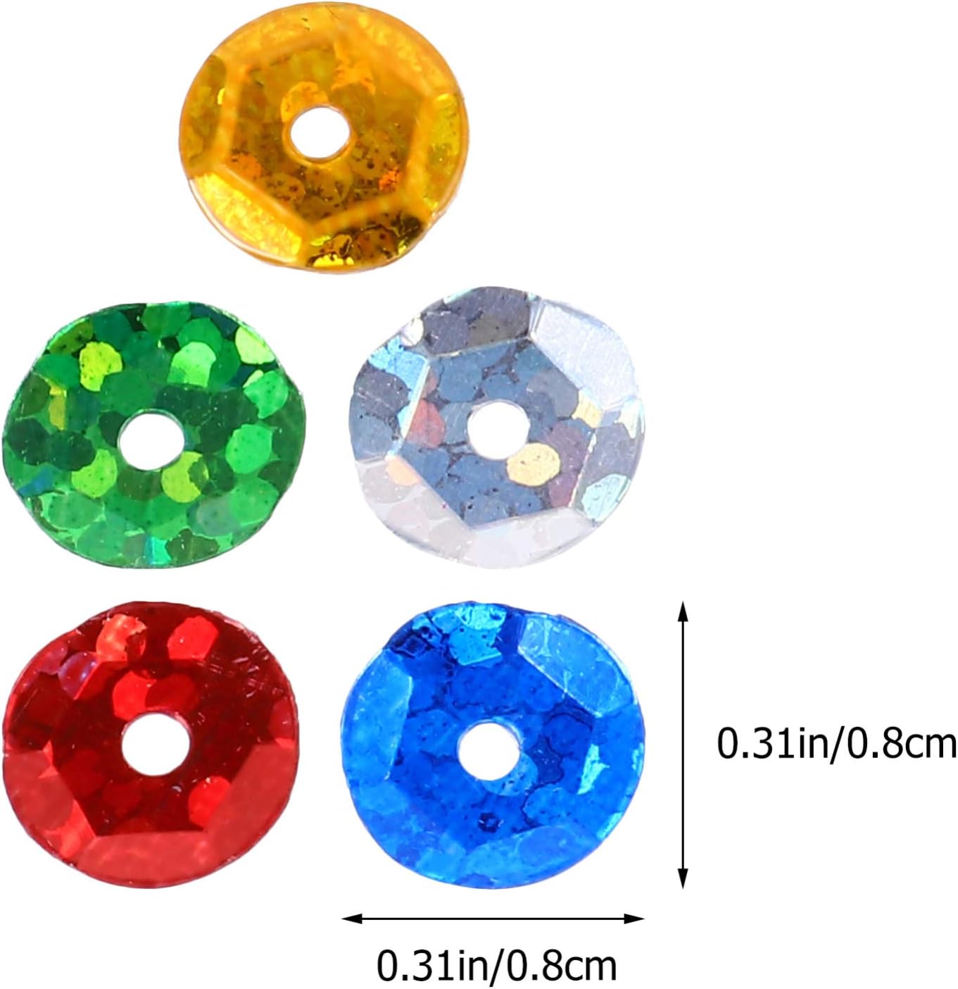 1pack DIY Sequins for Handmade Clothing and Jewelry of Decorative Flat Sequins for Crafts Accessories and Embellishments