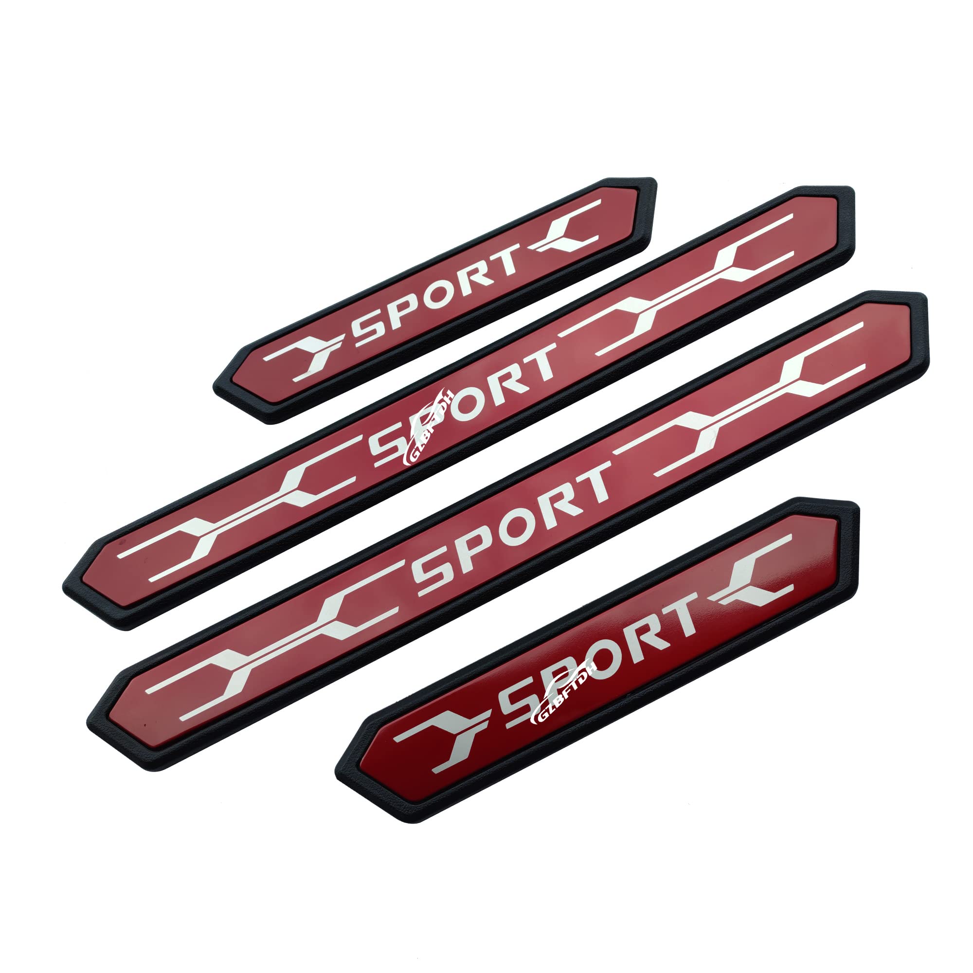 GZBFTDH Auto Door Sill Protector, for Toyota Rav4 Corolla Cross 2019 2022 Accessories Car Door Edge Guard, Stainless Steel Plastic Kick Plates Covers Interior Parts