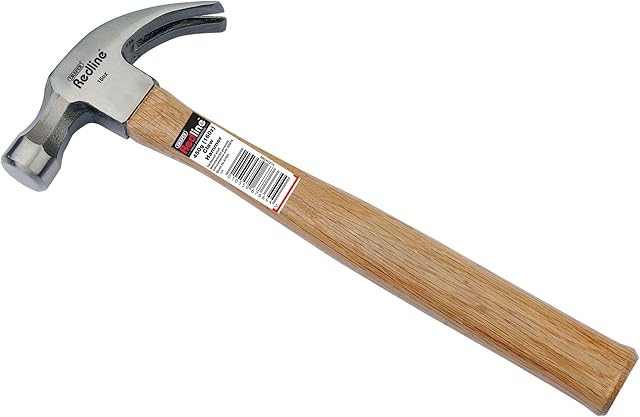 Draper Redline 67664 450 g 16 oz Claw Hammer with Hardwood Shaft , Blue