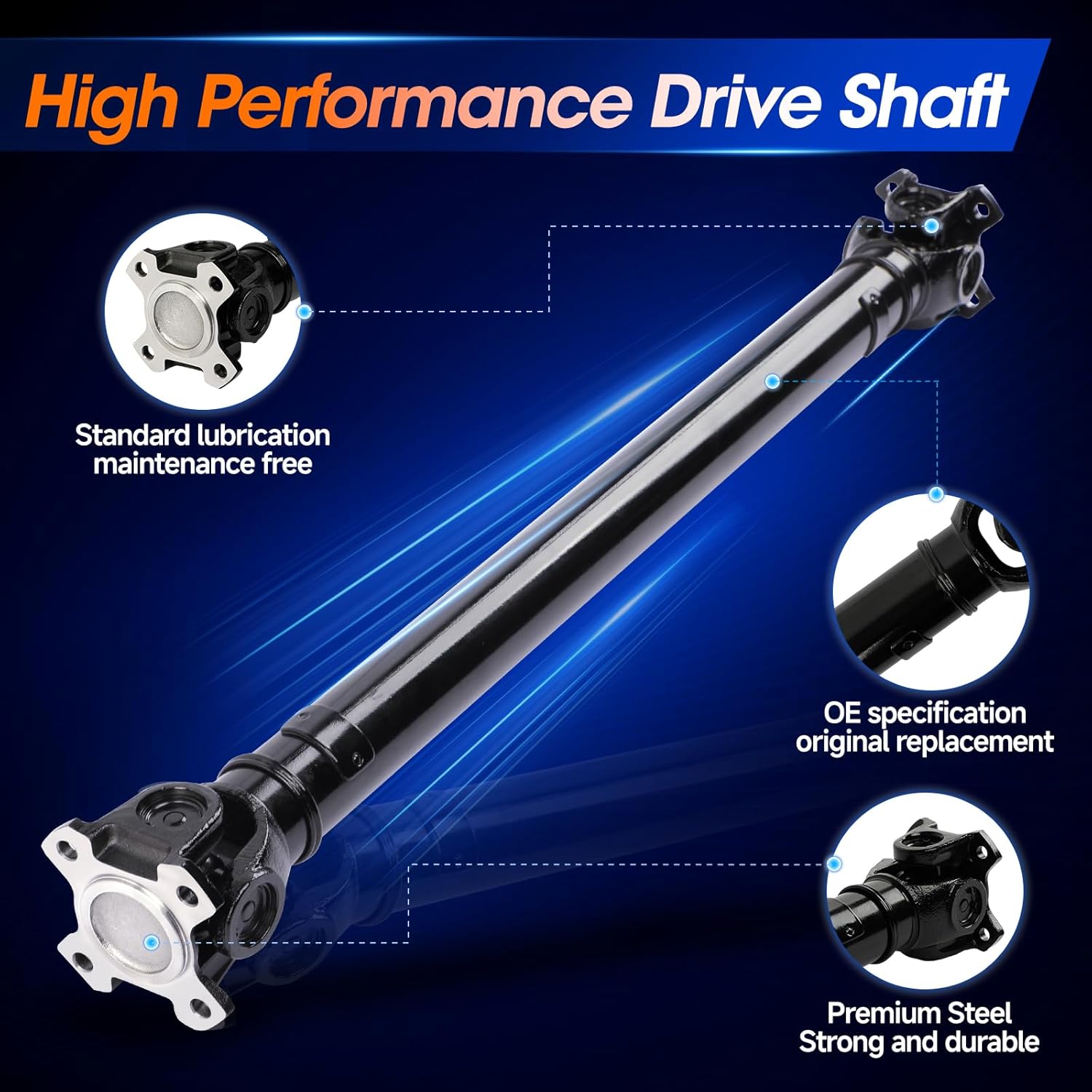 938-277 Front Drive Shaft Prop Shaft Driveshaft Assembly Fit for BMW 228i 230i 320i 328i 330i 335i 340i 428i 430i 440i M235i M240i -xDrive/GT xDrive - AWD, Replace# 26209425910, 26208626955