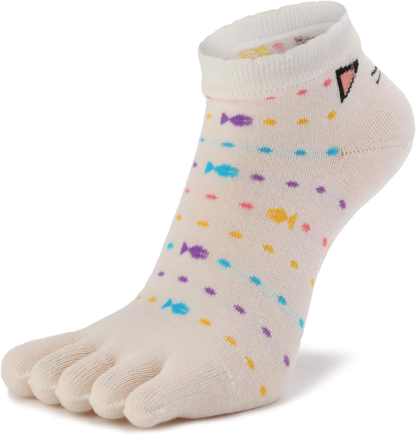 Women's Low Cut Toe Socks Ankle Cotton Running Socks(Pack of 5/6) - Image 9