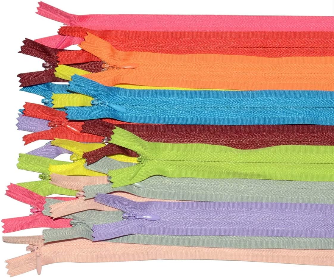 CONSANTO Invisible Zippers for Sewing, Nylon Coil Conceal