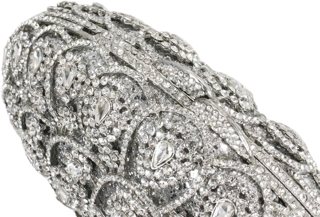Women Sparkling Crown Diamond Clutch Purses Elegant Rhinestone Purse Evening Handbag for Wedding Prom Party - Image 2