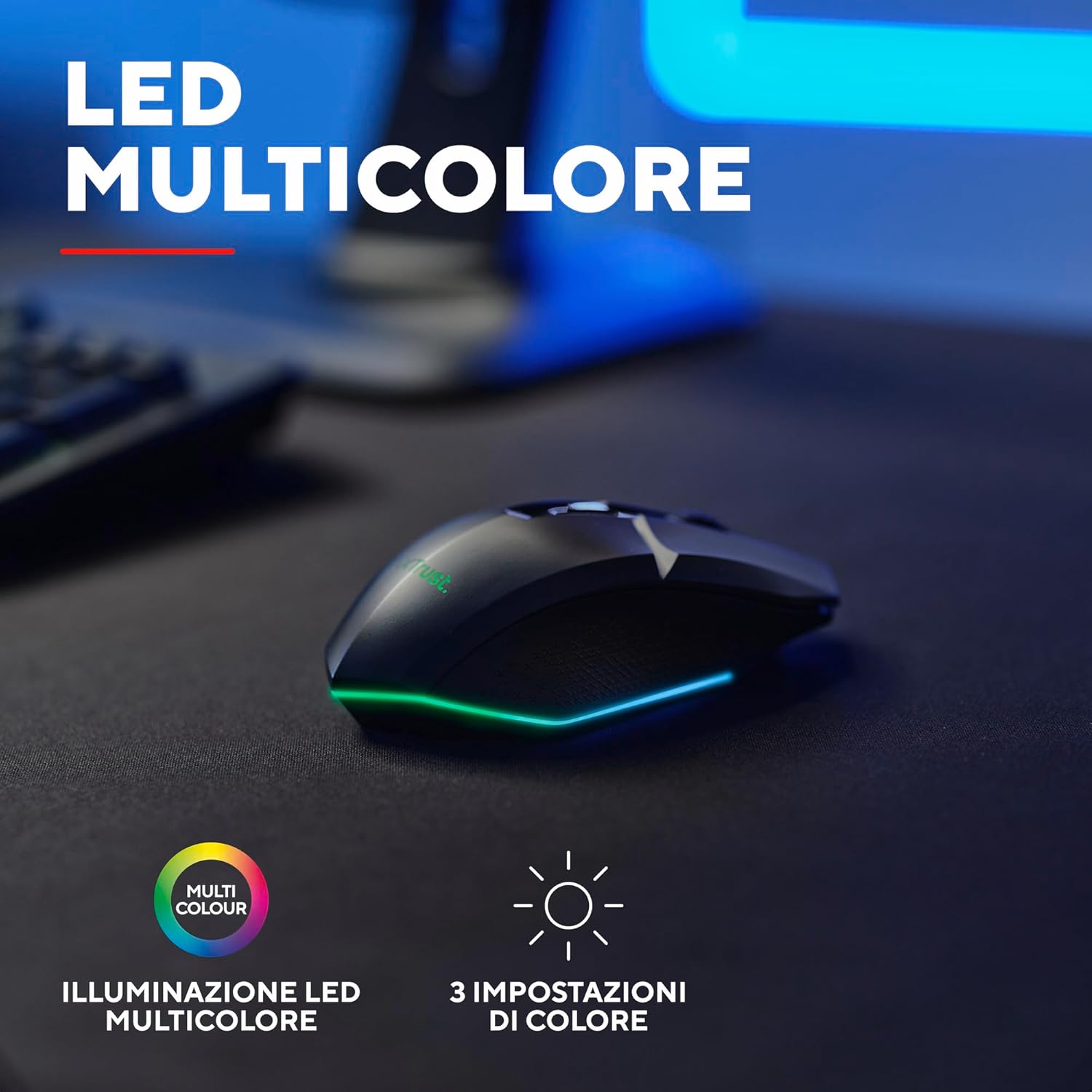 Trust Gaming GXT 110 Felox Mouse Gaming Wireless Ricaricabile - Mouse gaming - Immagine 4