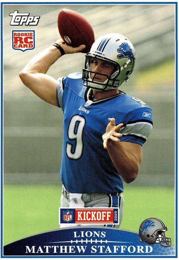 2009 Topps Kickoff Football #116 Matthew Stafford Rookie Card